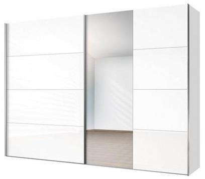 Express® Möbel Schwebetürenschrank, Madrid, Weiß, mit Spiegel, Breite 300 cm